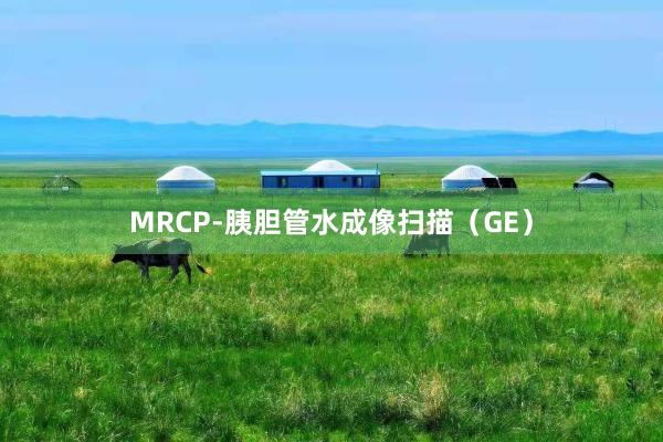 MRCP-胰胆管水成像扫描（GE）