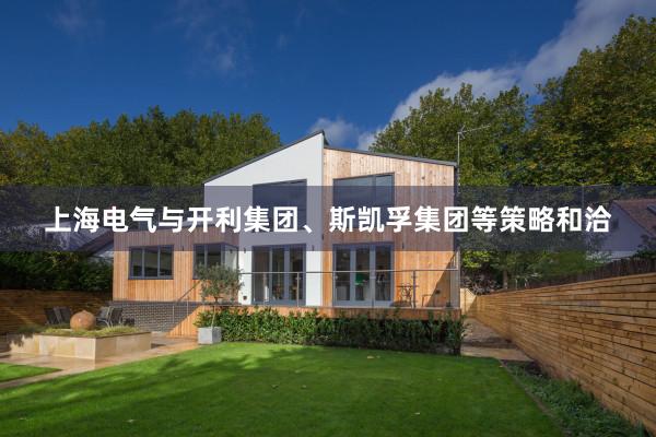 上海电气与开利集团、斯凯孚集团等策略和洽